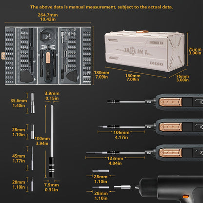 MasterFix 180-in-1 Precision Schroevendraaierset