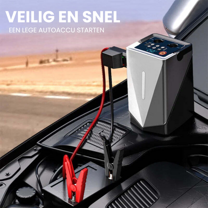 PowerMax Pro Multifunctionele Jumpstarter met Luchtpomp en Blazer