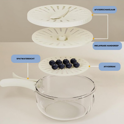 FreshFlow Multifunctionele Afdruipschaal