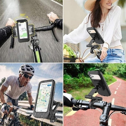 HoldTight Waterdichte Telefoonhouder voor Fiets en Motor