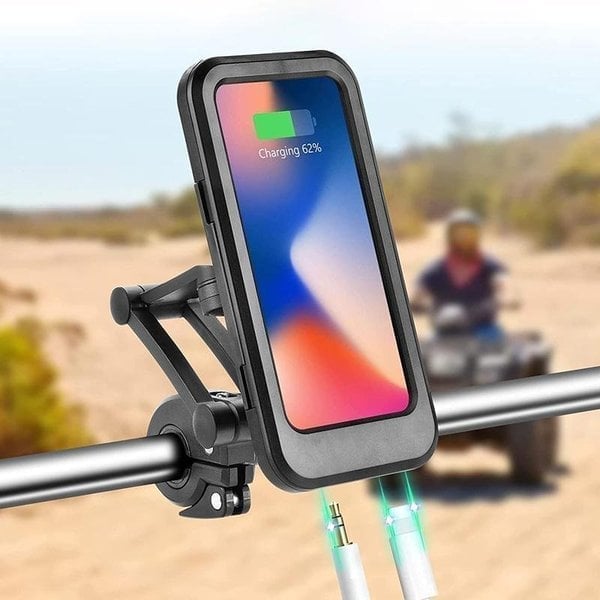 HoldTight Waterdichte Telefoonhouder voor Fiets en Motor