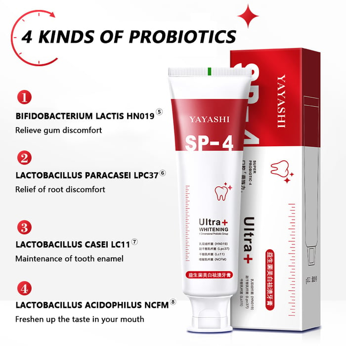 BrightSmile Probiotic Whitening Tandpasta