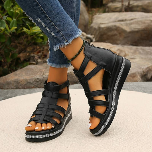 Glammy Wedge Sandalen