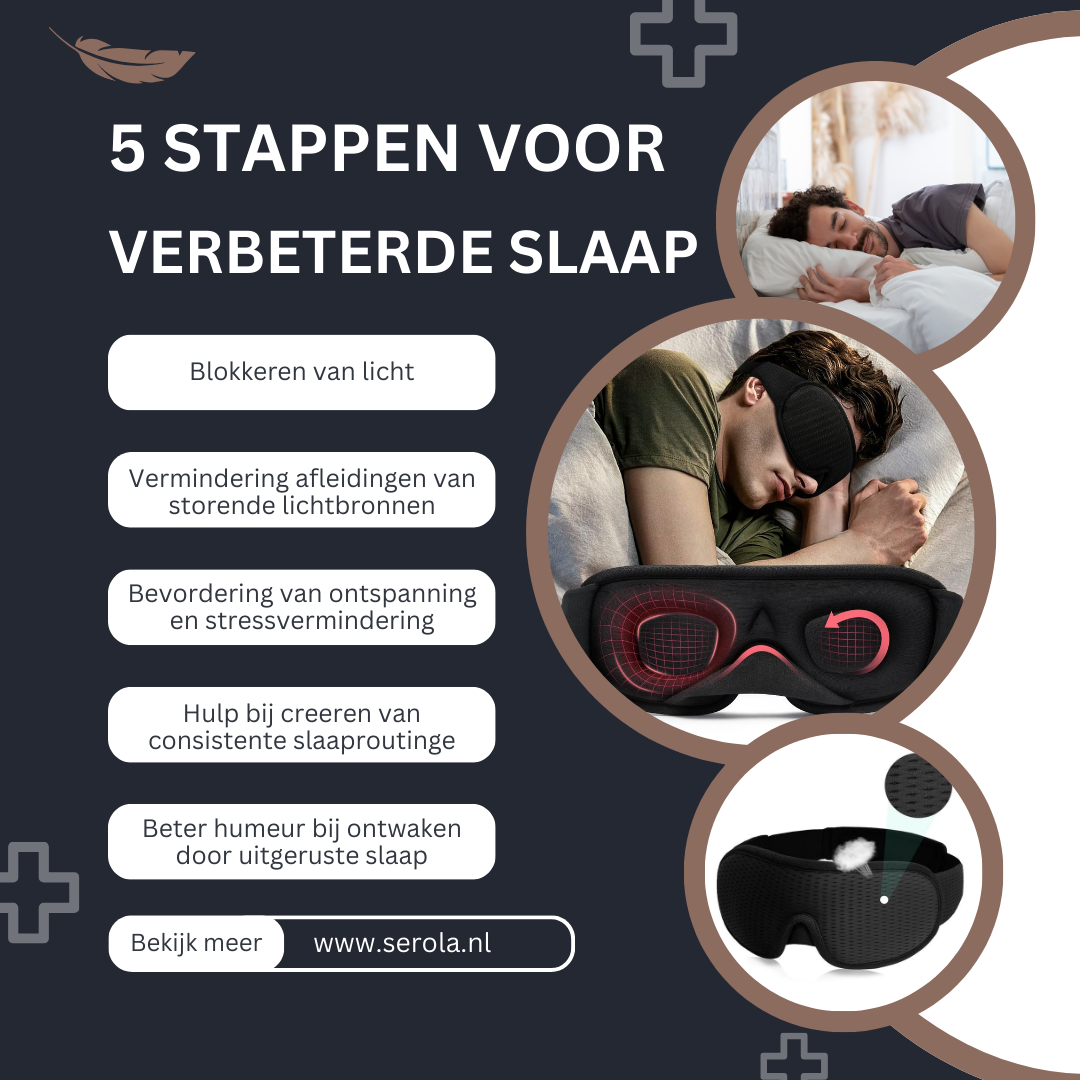 Slaapmasker Deluxe 3D | Alleen vandaag 1+1 gratis!