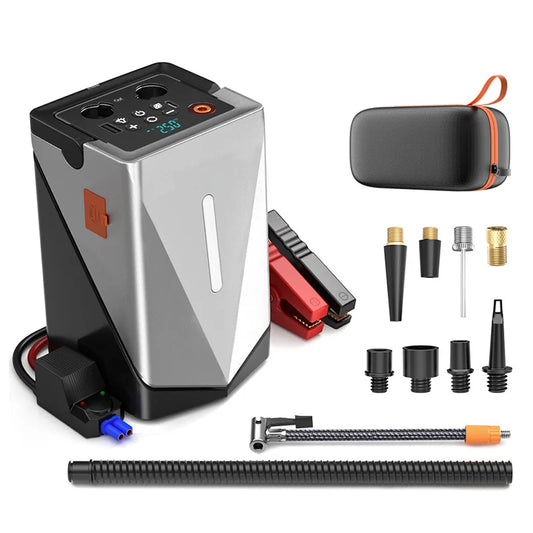 PowerMax Pro Multifunctionele Jumpstarter met Luchtpomp en Blazer