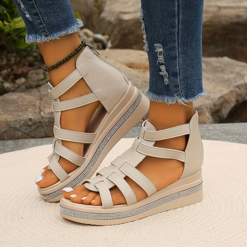 Glammy Wedge Sandalen