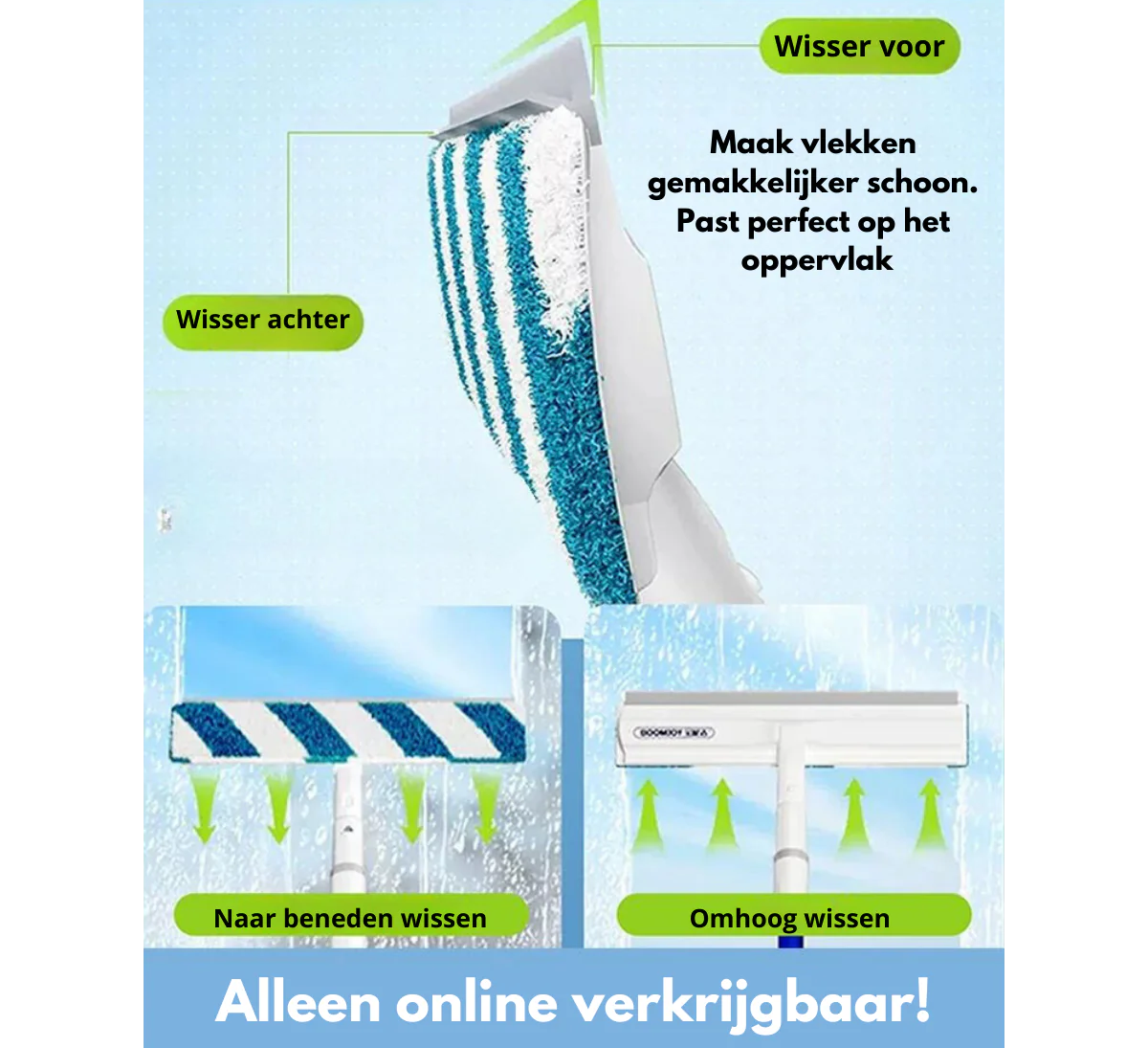 Window Cleaner 3-in-1 | Alleen vandaag 50% korting!